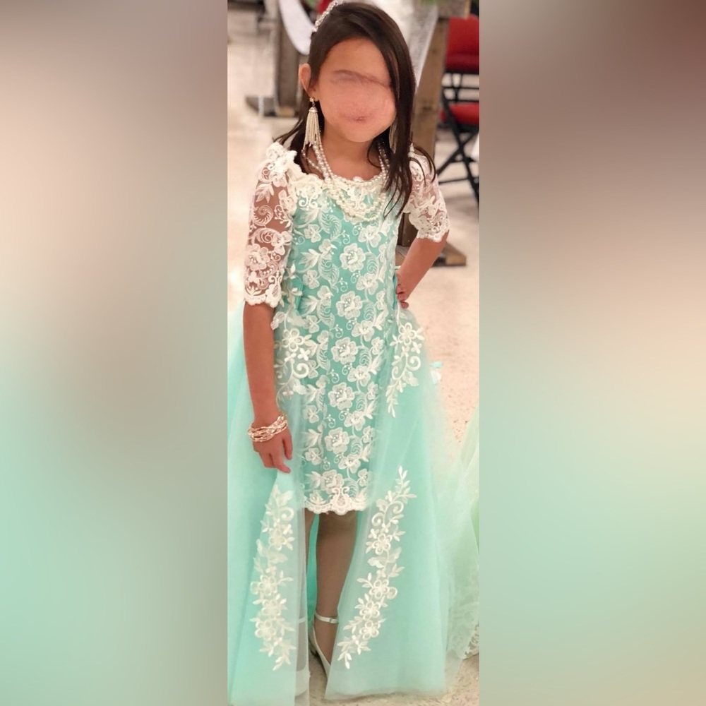 Mint girls gown